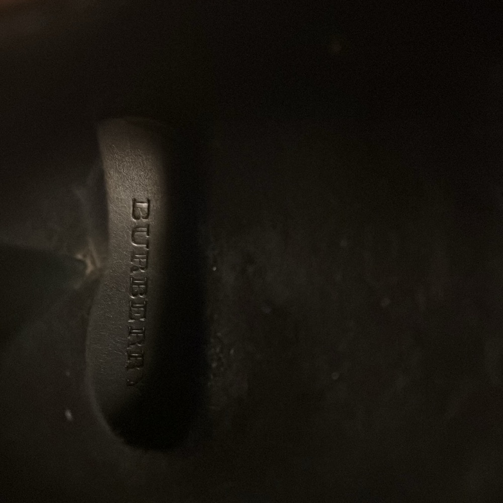 Burberry Holloway Studded Moto Rain Boots - size 38 - Picture 3 of 6